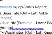 米兰体育-火箭主帅透露伤病困扰，球队状态或受影响